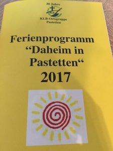 ferienprogramm pastetten 2017