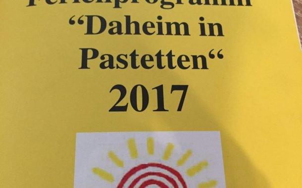 Sommer-Ferien-Programm „Daheim in Pastetten“ der KLB