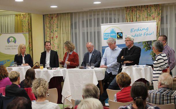 Podiumsdiskussion mit einigen Landtagskandidaten in Erding