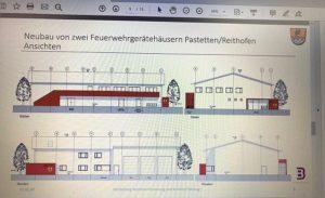 plan neues feuerwehrhaus pastetten